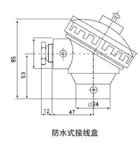 防腐热电偶防水式接线盒图