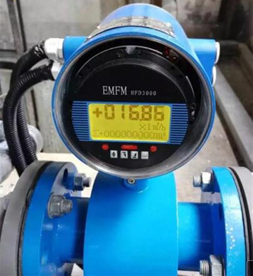 dn40污水流量计现场安装使用图