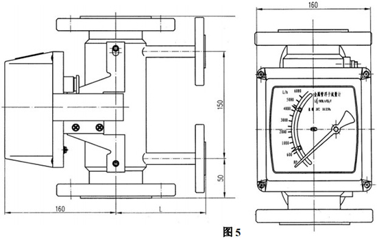 实验室液体流量计外形图二