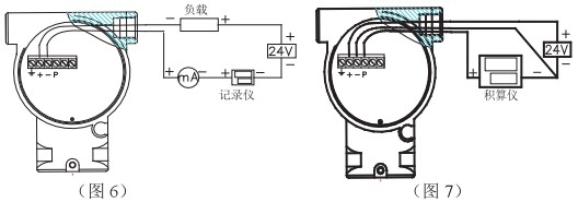 石蜡流量计接线图